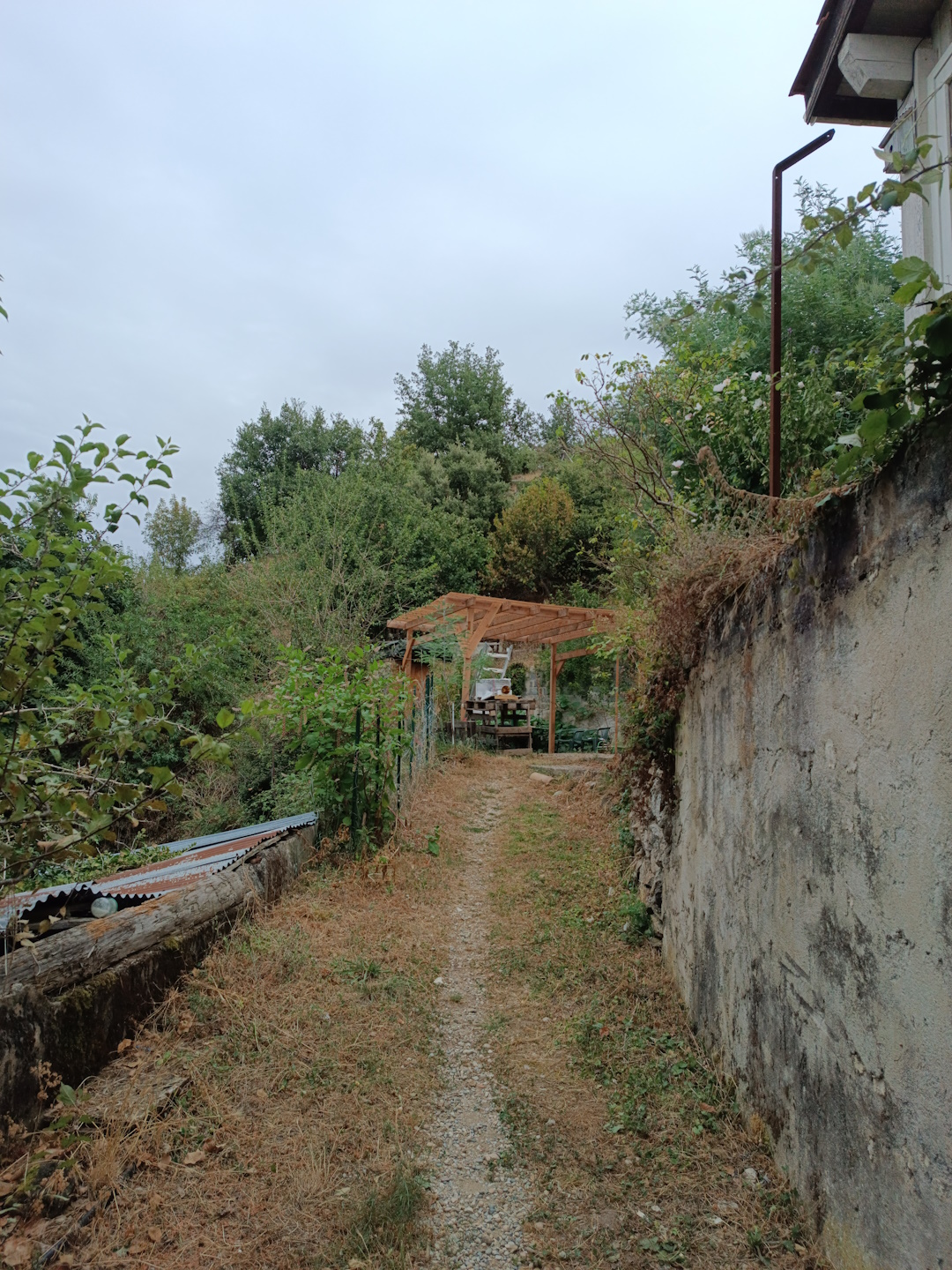 L'allée menant à l'entrée